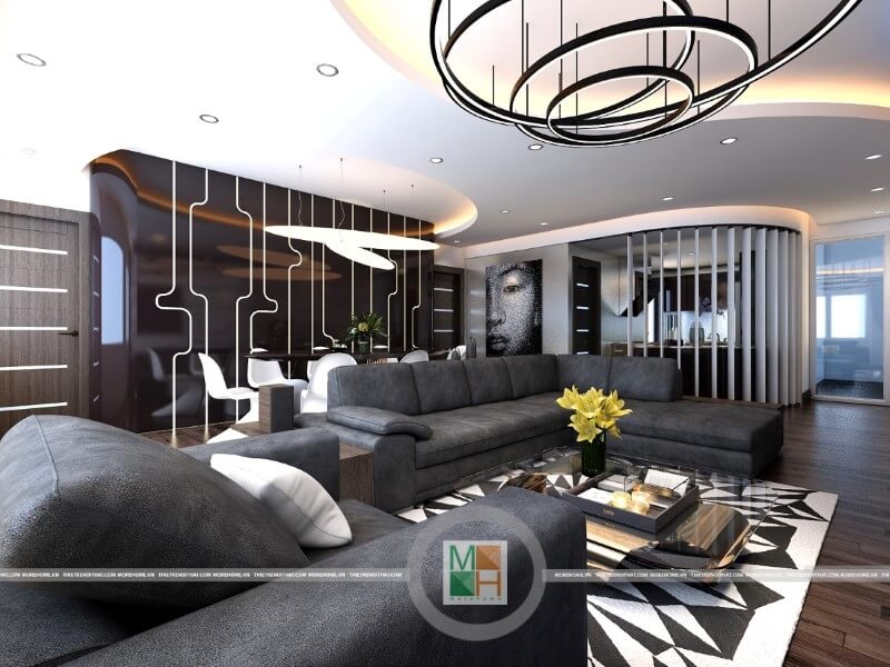 Danh sách các mẫu phòng khách đẹp hiện đại