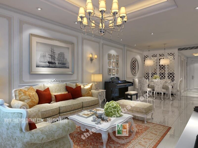 Danh sách các mẫu thiết kế phòng khách sang trọng tiện nghi