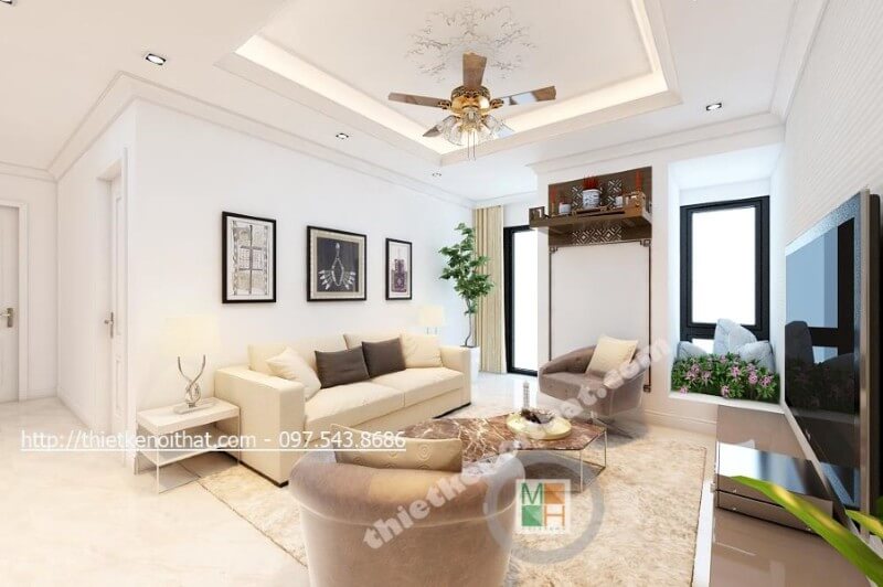 Danh sách các mẫu thiết kế phòng khách sang trọng tiện nghi