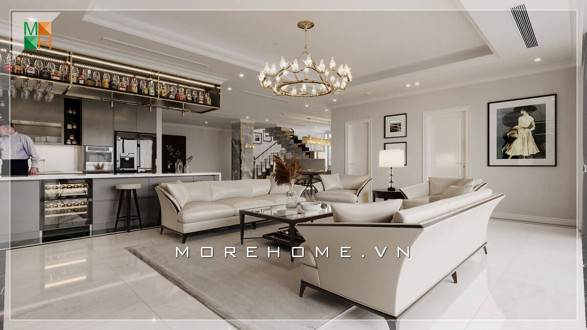 Tiết lộ những mẫu bày trí phòng khách đẹp sang trọng hiện nay