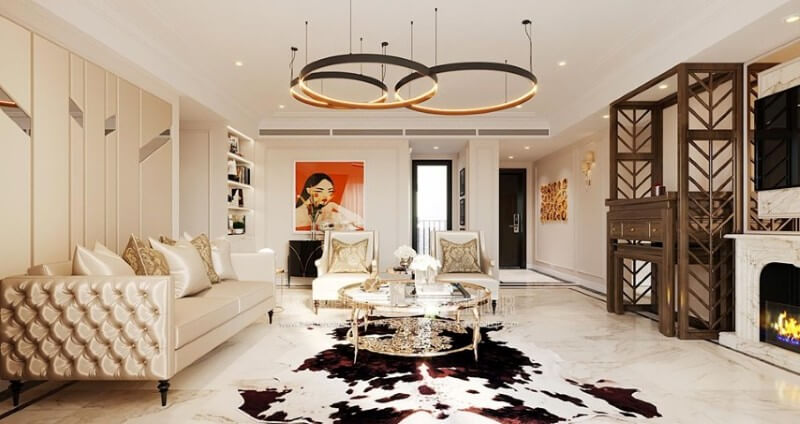 Tổng hợp các mẫu thiết kế phòng khách đẹp và sang trọng