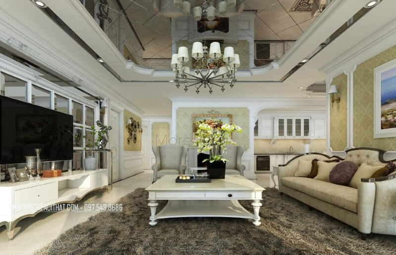 Tổng hợp các mẫu thiết kế phòng khách đẹp và sang trọng