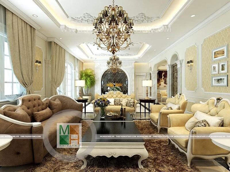 Tổng hợp các mẫu thiết kế phòng khách đẹp và sang trọng