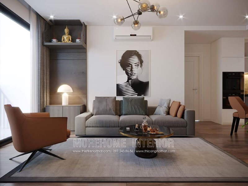 Thiết kế phòng khách hiện đại đẹp