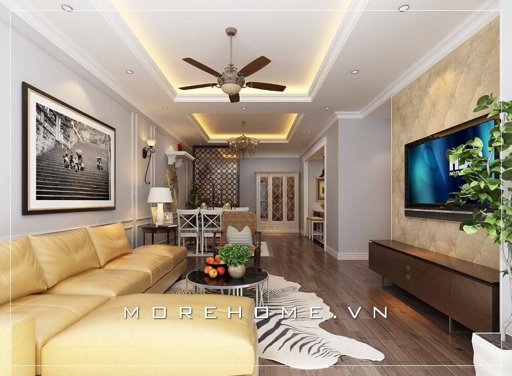 Thiết kế phòng khách hiện đại đẹp