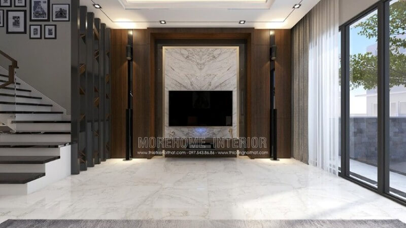 Thiết kế phòng khách hiện đại đẹp