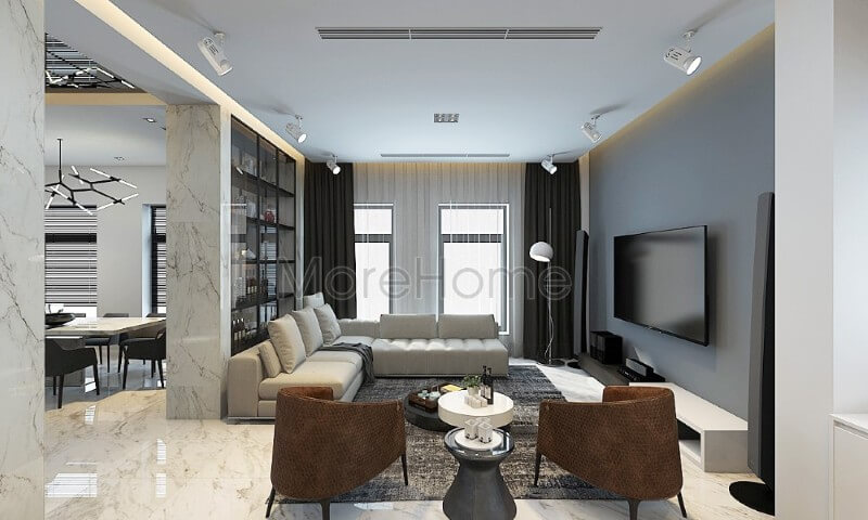 Thiết kế phòng khách hiện đại đẹp