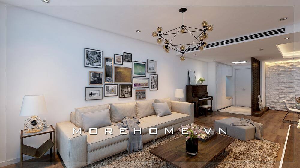 Thiết kế phòng khách hiện đại đẹp