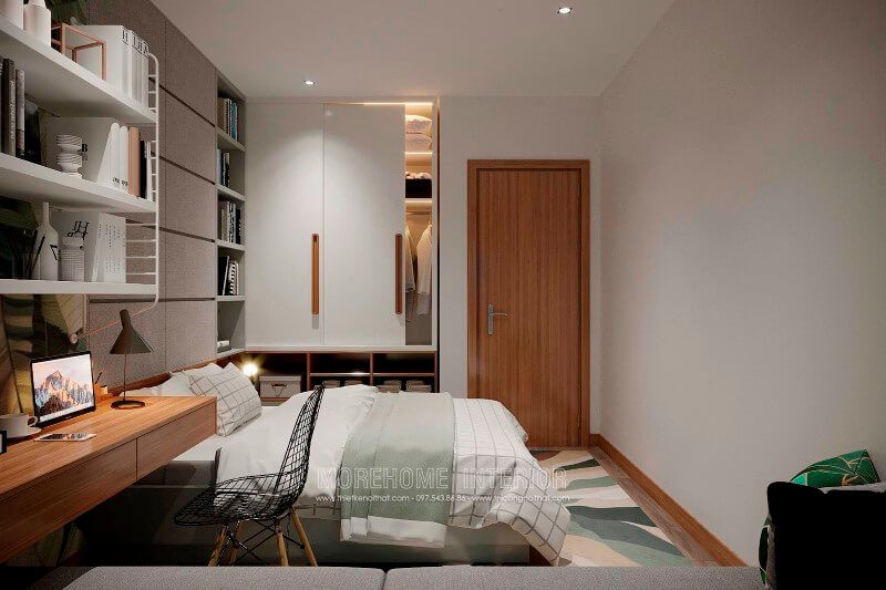 Nếu không gian phòng ngủ của bạn nhỏ, đừng bỏ qua mẫu tủ quần áo hiện đại thông minh này nhé