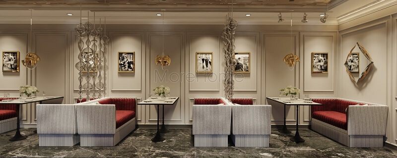 Nhà hàng cao cấp dành cho khách sạn 5 sao sẽ được thiết kế theo phong cách tân cổ điển Kiểu Pháp để tạo nên sự ấn tượng.